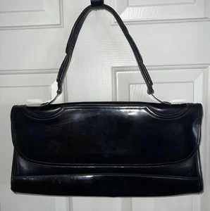 echt Vintage Fendi große Lackleder Schultertasche - Bild 1 von 23