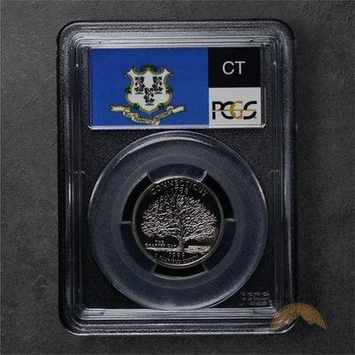 1999-S Proof Connecticut State Quarter 25C - PCGS PR70 DCAM - San Fransisco - Image 1 of 2