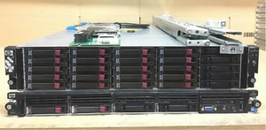 HP DL360 G7 2x L5640 128GB RAM HP D2700 4TB SSD Storage Configuration - Picture 1 of 2