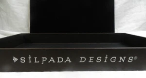 RARE VINTAGE Silpada Designs 3Pc Black Velvet Tray Insert Counter Flat Pad JeweL - Bild 1 von 7