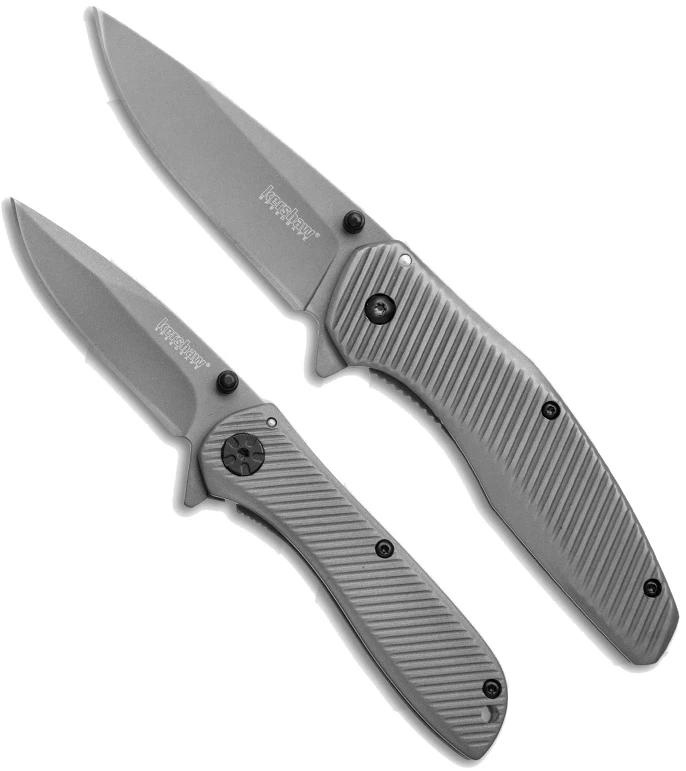 Kershaw S.B. 2 Knife Set Drop Point Titanium Carbo-Nitride Coated 1320KITX *NEW* - Image 1 of 1