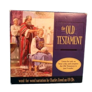 The Old Testament Word-for-Word Narration by Charles Freed on 49 CDs King James - Picture 1 of 5
