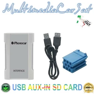 Phonocar 5887 Interfaccia USB AUX SD MP3 Musica Alfa 147 159 GT - Foto 1 di 3