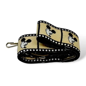 VINTAGE Walt Disney & Bobby Lee Mickey Mouse Film Reel Camera Carry Strap Hippie - Picture 1 of 3
