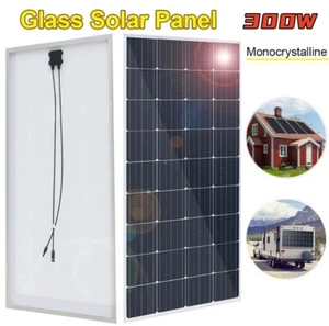 300 Watt 12 Volt Solar Solarpanel Inselanlage Garten Camping Solarmodul - Bild 1 von 15