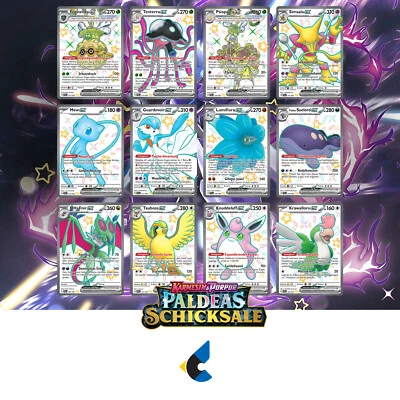 Pokemon TCG Karten Sammlung Paldeas Schicksale Full Shiny Ultra Rare Set - Bild 1 von 4