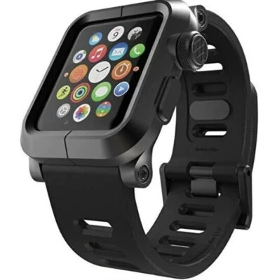 LUNATIK EPIK 007 Black Aluminum Case and Silicone Band for Apple Watch 1 42mm - Image 1 of 3
