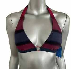 Top bikini Next taglia 8 10 12 14 e 16 Ombré reggicalze fibbia triangolo imbottitura rimovibile - Foto 1 di 12