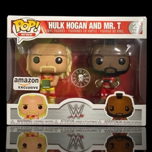 Funko Pop + Protector! WWE 2er Pack Hulk Hogan und Mr. T (Amazon) *Neuwertig* - Bild 1 von 11