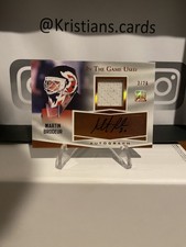 2017-18 Leaf In the Game Used Martin Brodeur Bronze GU Jersey Auto #3/20 GUA-MB1