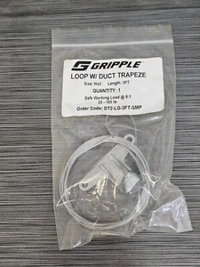 1pc Gripple Wire Loop Trapeze Hanger No2 3ft DT2-LG-3FT-SMP - Picture 1 of 3