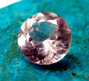 AAA 9,79 ct natürlicher hellrosa Morganit rund lose zertifiziert Edelsteine geschliffen - Bild 1 von 6