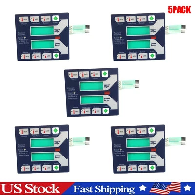 For Dexter Blue Touch Pad Dryer Green Start Square 9801-059-006 5Pack