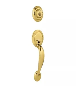 Kwikset 96870-084 Dakota Maniglie Ingresso Monocilindrico Finitura: Lucido - Foto 1 di 3