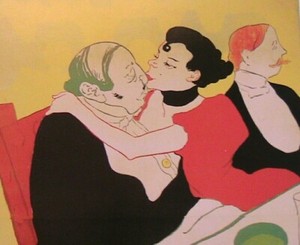 1892 Toulouse-Lautrec "Reine de Joie" Post Card 6.3 x 4.5 Small Modern Art Print