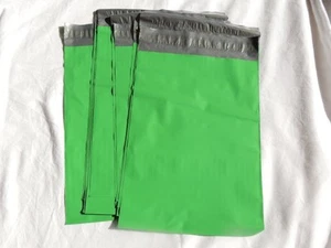20 Green 7.5x10.5 Flat Poly Mailers Shipping Postal Envelope Bags w/Self Seal - Picture 1 of 5