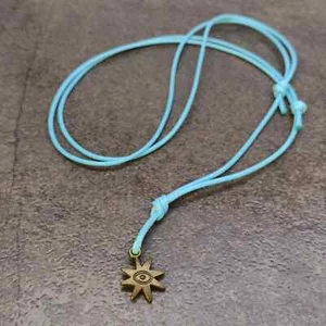 Suneye Charm Pendant String Necklace Gift Jewelry for Men Women Surfer Bohemian - Picture 1 of 2