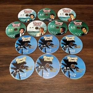 Hawaii Five-O Jack Lord, Seasons 1 and 2 (DVD, 1968) Discs Only - Picture 1 of 6