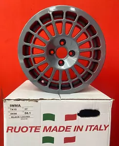 4 Cerchi wheels Montecarlo Antracite 7x15 4x98 ET37 58.1 Lancia Delta NO CINA - Foto 1 di 12