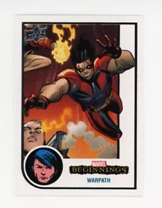 2022 Oberdeck Marvel Anfänge #109 Warpath Sammelkarte WEISSER RAND - Bild 1 von 1