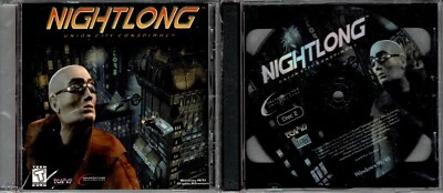 Nightlong Union City Conspiracy Pc New 3 Cds XP Cyberpunk Theme Futuristic World - Image 1 of 2