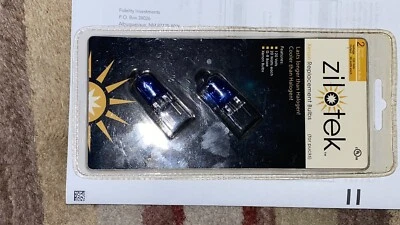 Zilotek Xenon Puck Bulb Replacements 20W 120V G8 Two Bulbs BLUE 0002-0007 New - Image 1 of 2
