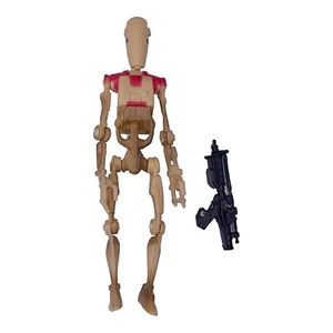 Figura Completa Star Wars Red Battle Droid Security The Phantom Menace POTJ - Imagen 1 de 3