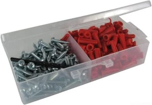 L.H. Dottie K6CO Anchor Kit, 10 by 1-Inch Length Screw, 22 Anchor, Red - Picture 1 of 1
