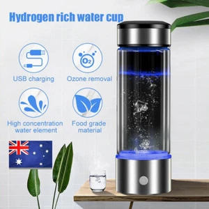 Portable Hydrogen-Rich Water Sport Bottle Rechargeable Water Generator Water Cup - Picture 1 of 14