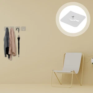 12 PCS No Trace Screw Sticker Hooks Self Adhesive Picture Hangers - Picture 1 of 12