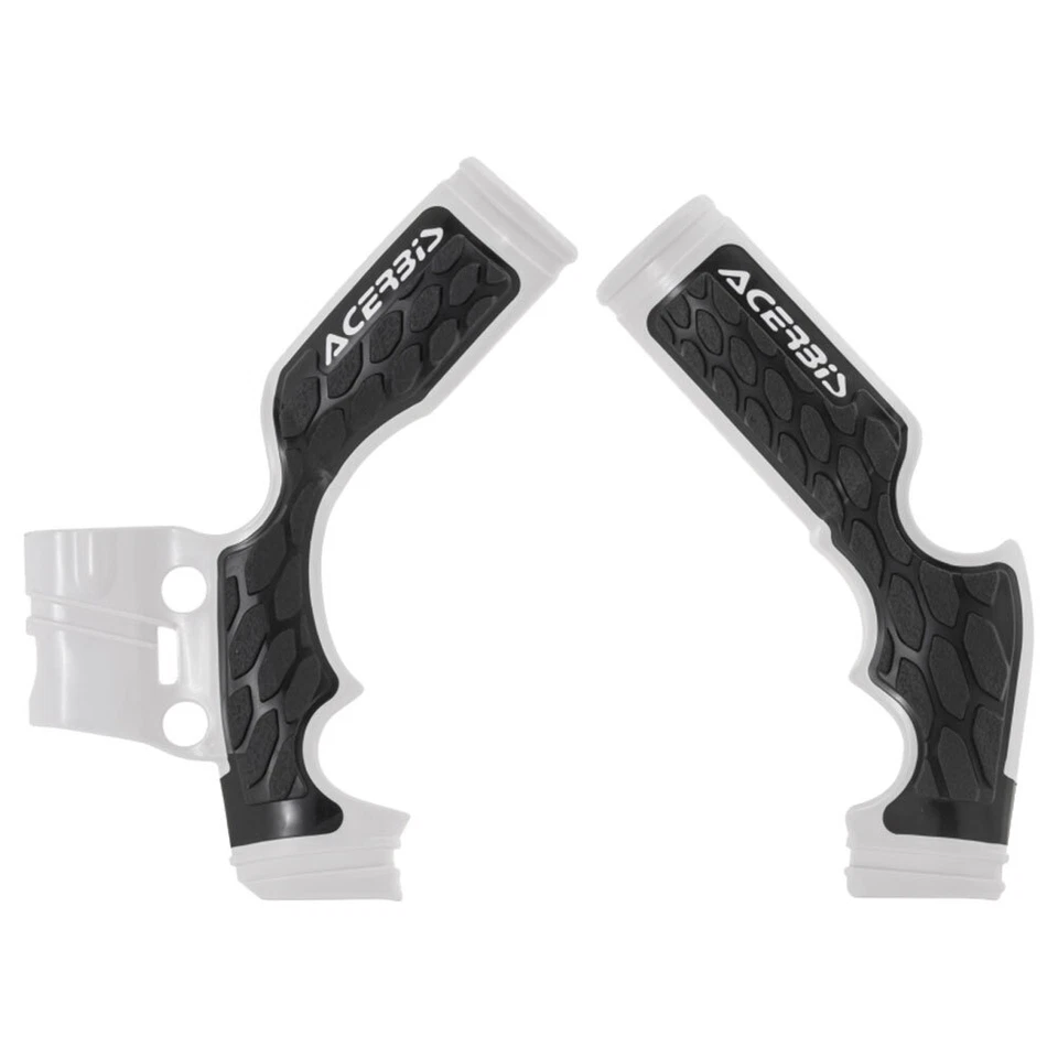 Acerbis X-Grip Frame Guards White/Black For KTM 65 SX HUSQVARNA TC65 GAS GAS - Image 1 of 1