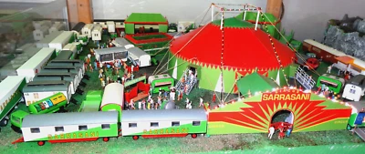 Circus Sarrasani Spur H0 Circuszelt 1:87 Bausatz für Modellbahn Anlage Circus - Bild 1 von 4