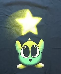 Little green horned star guy T-shirt size mens medium - Picture 1 of 1