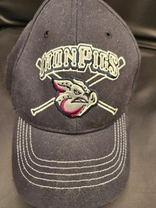 Iron Pigs Baseball Hat Cap Adjustable Kids Minor League Baseball MiLB Black - Picture 1 of 7