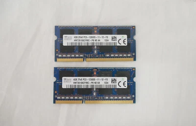 Memoria Ram Sodimm DDR3 1280 SK HYNIX 8gb (2x4gb)  - Immagine 1 di 2