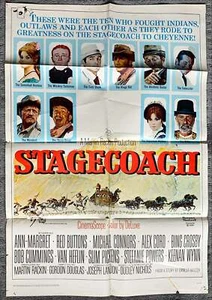 Stagecoach (1966) One Sheet Movie Poster - Picture 1 of 1