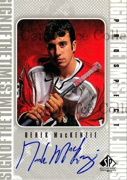 1998-99 Sp Authentic Sign of the Times #DM Derek MacKenzie - Image 1 of 1