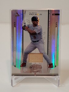 2004 Albert Pujols Leaf Certified Materials Mirror Game Bat 094/100 SP RARE 