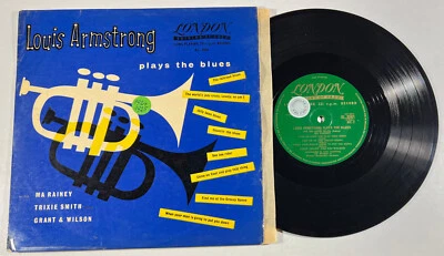 Louis Armstrong : Plays The Blues LP 33 tours 10" LONDON ORIGINS JAZZ AL 3501 - Photo 1/4
