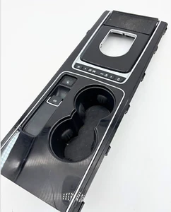 17-20 Jaguar F-Pace Center Console Shifter Cupholder Trim Panel OEM - Picture 1 of 4