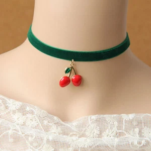 Pendant Choker Necklace Girls Choker Necklace Satin Choker Necklace - Picture 1 of 11