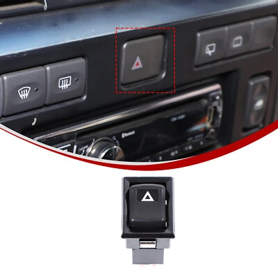 YUF101490 Para Land Rover Defender 83-06 Doble Flash Luz de Advertencia Interruptor Botón Foto 1 de 4