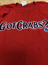 NWOT GOT CRABS We Do 2011 Lakewood Blueclaws Tshirt MiLB Minor League Baseball