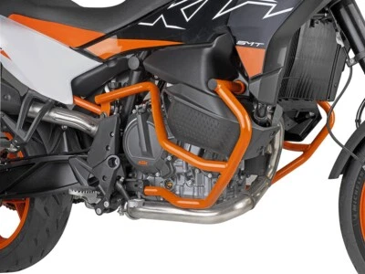 KTM 890 SMT 2023 PROTECTORES MOTOR GIVI TN7717OR BARRAS DE CHOQUE protectores naranja Foto 1 de 4
