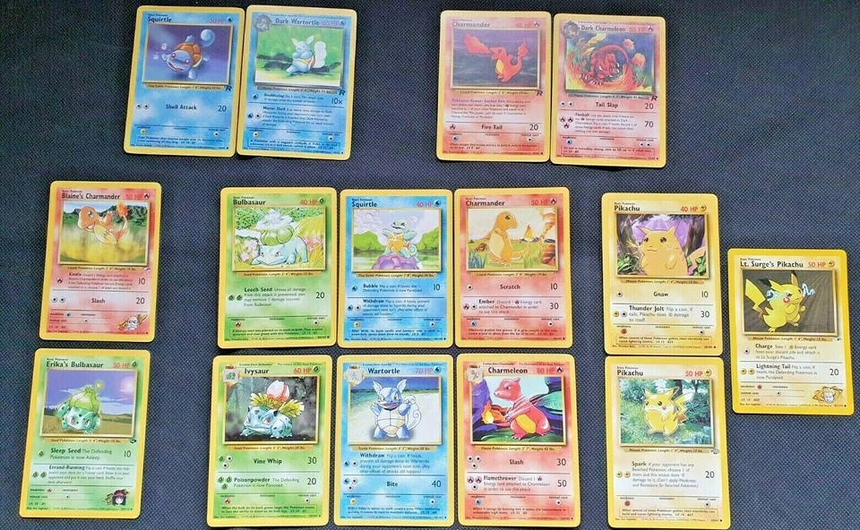 Pokemon WOTC Cards Base Set Starter Trio Bundle + More Sets -- Pick & Choose!!!  - Image 1 of 1