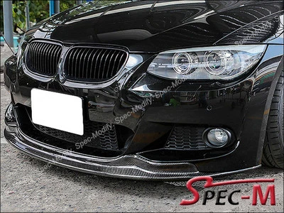 AK Style Carbon Fiber Bumper Lip Fit 11-13 E92 328i 335i LCI Coupe M sports - Image 1 of 2