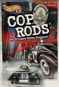 HOT WHEELS KB TOYS EXCL COP RODS JEFFERSON CITY MISSOURI 3-WINDOW '34 FORD! - Picture 1 of 3