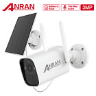 ANRAN 2K Solar WiFi Wireless Home Security Camera Audio PIR Outdoor Rechargeable