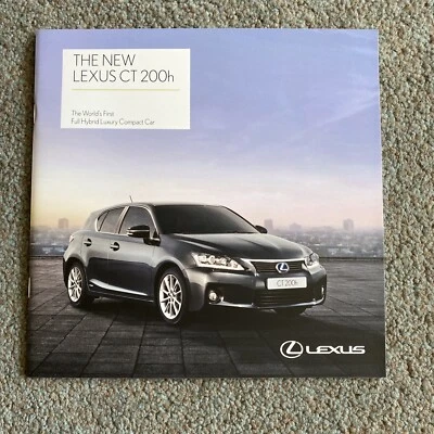 Lexus CT 200h range brochure February 2011 - Image 1 of 4