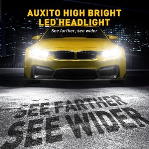 AUXITO 9005 HB3 LED Headlight Bulb High Low Beam White Light Super 6500K 12000LM - Picture 1 of 8